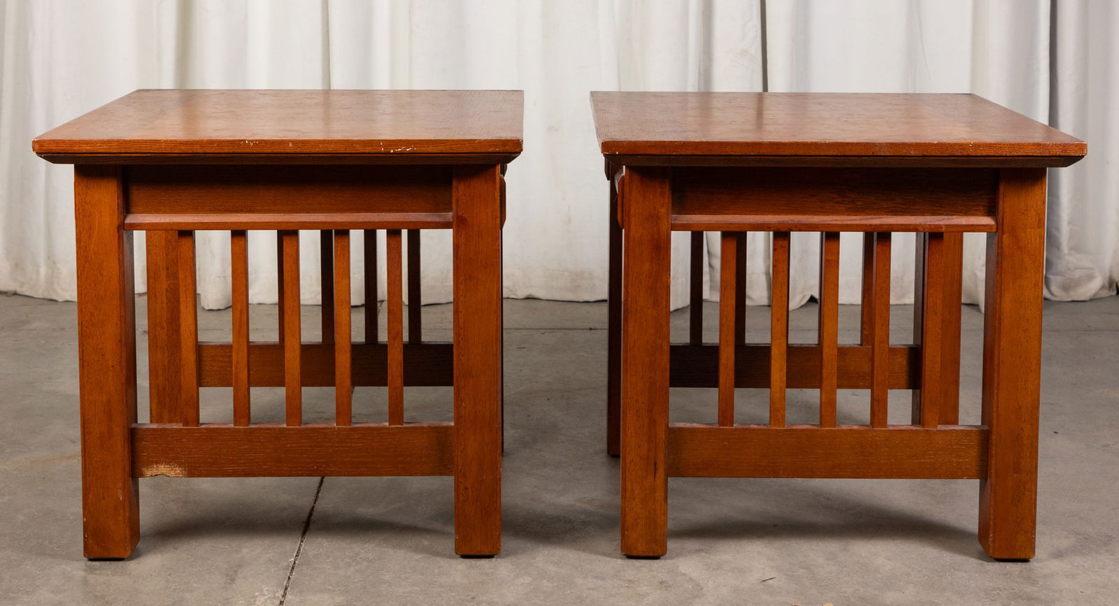 Pair of Mission Style End Tables (1 of 5)