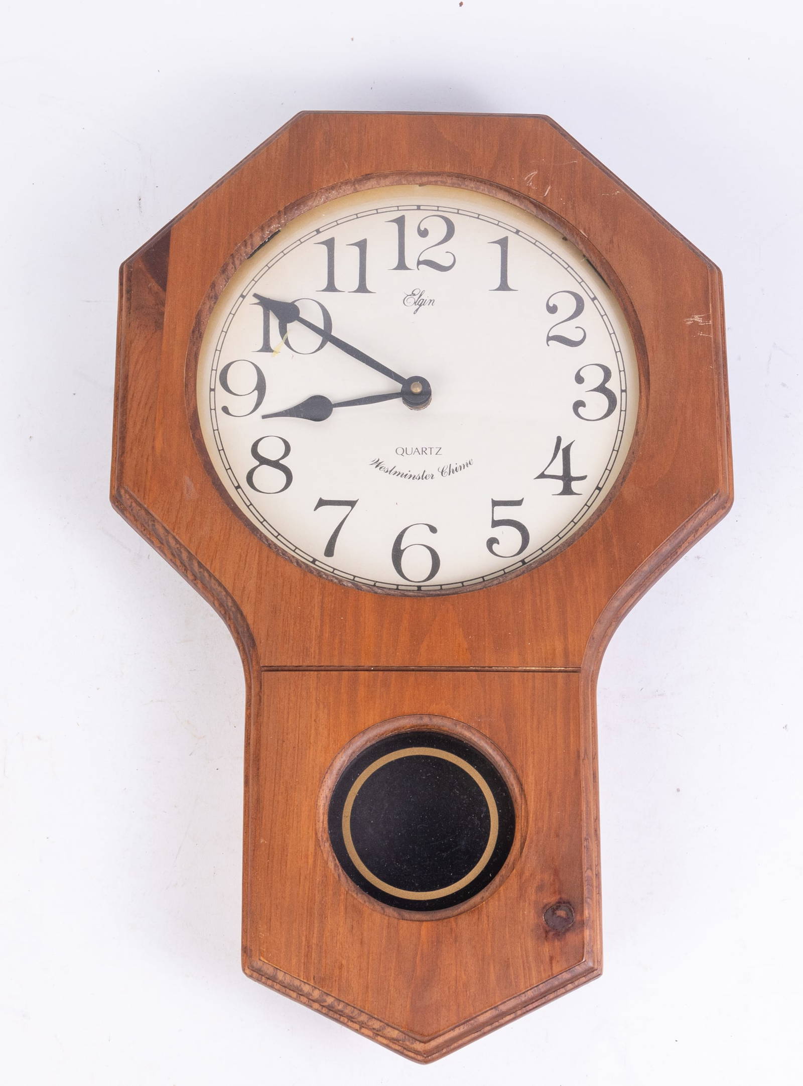 Vintage Elgin Wall Hanging Clock Auction