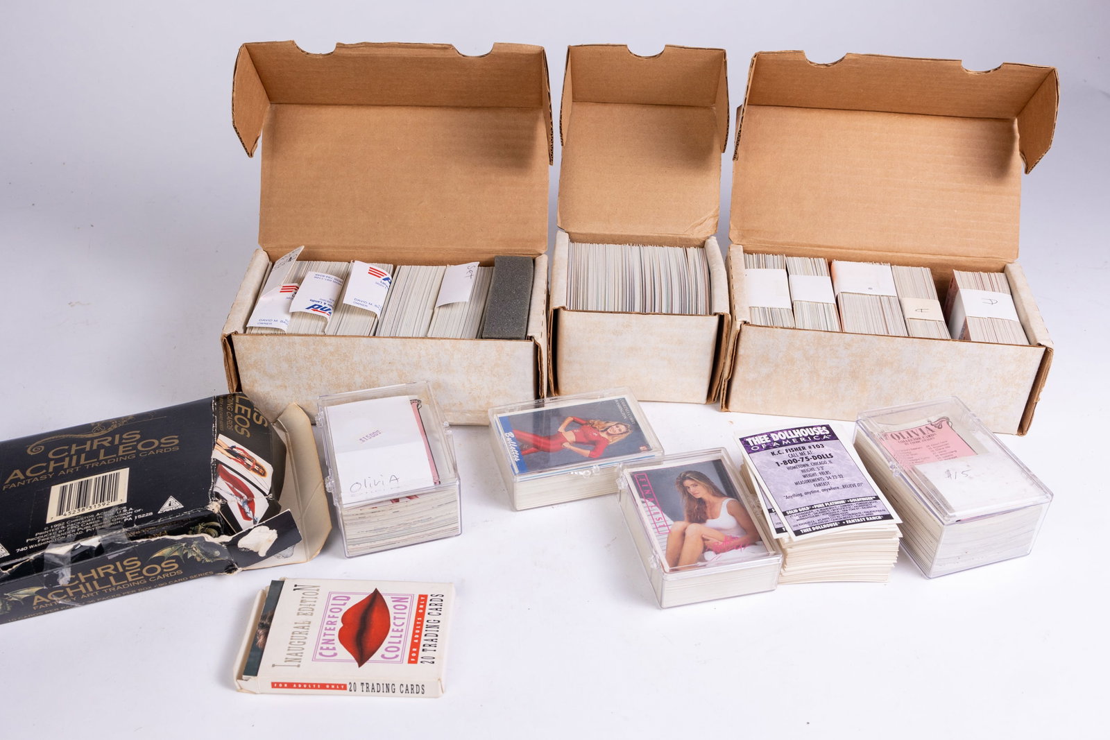 Adult Themed Trading Card Sets, Pin-Ups and Centerfolds: Adult Themed Trading Card Sets, Pin-Ups and Centerfolds Size 7" x 12" x 12" Literature Brooks Auction is not responsible for outbids. Questions? Call the office at (856) 694-2960 or email us directl