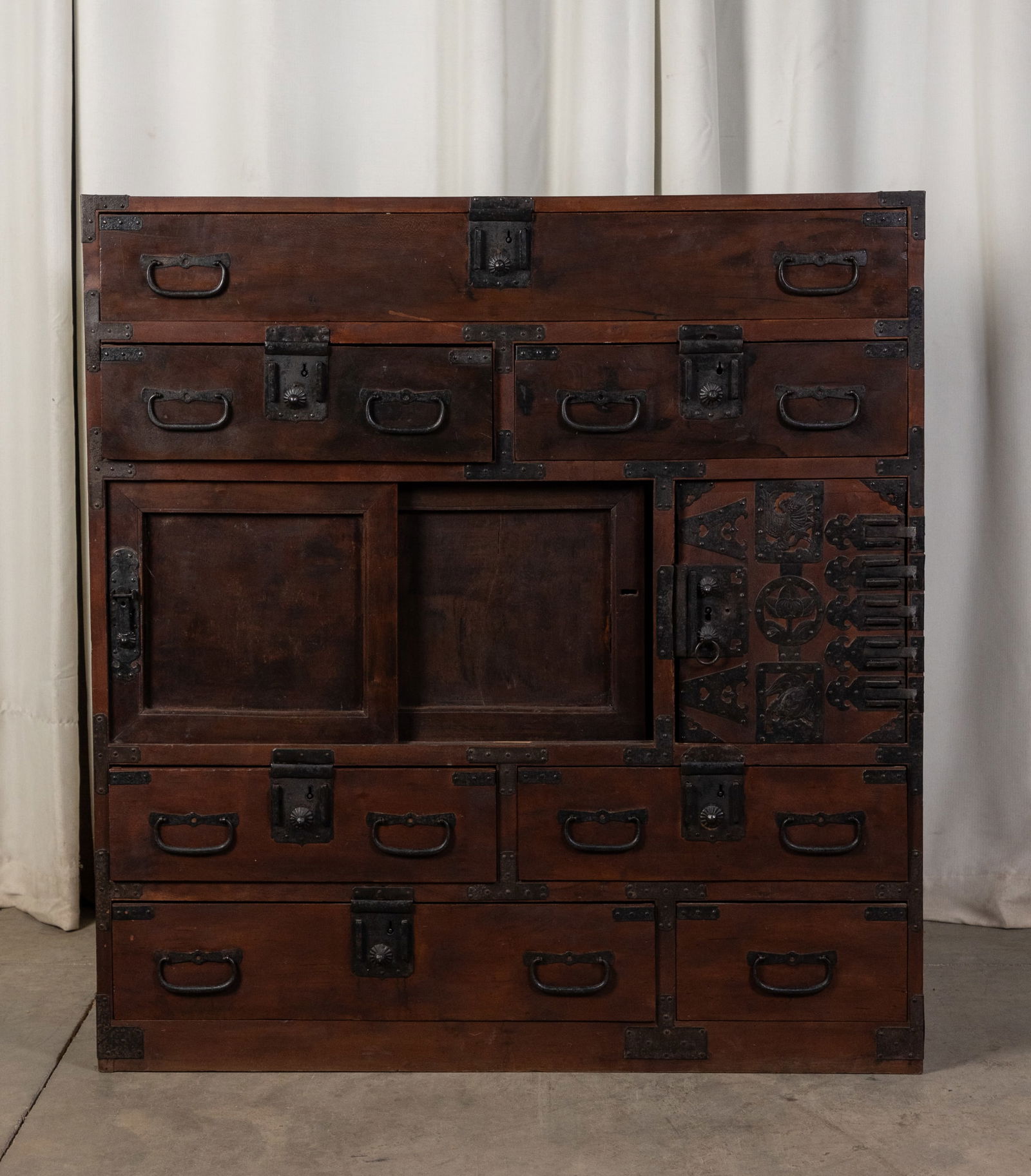 Antique Meiji Period Merchant's Cabinet (1 of 8)