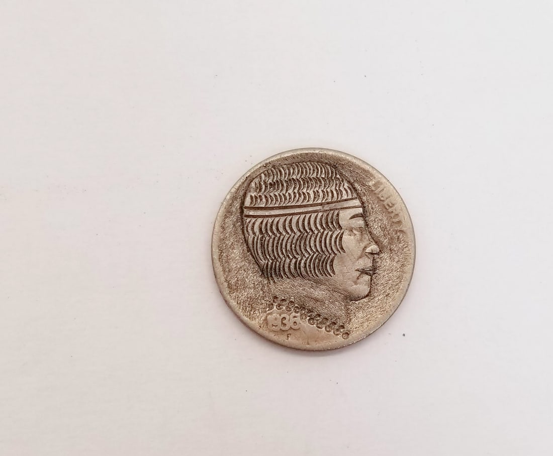 1936-D Hobo Nickel: 1936-D Hobo Nickel Literature Brooks Auction is not responsible for outbids. Questions? Call the office at (856) 694-2960 or email us directly at info@brooks.auction. • Please read descriptions 