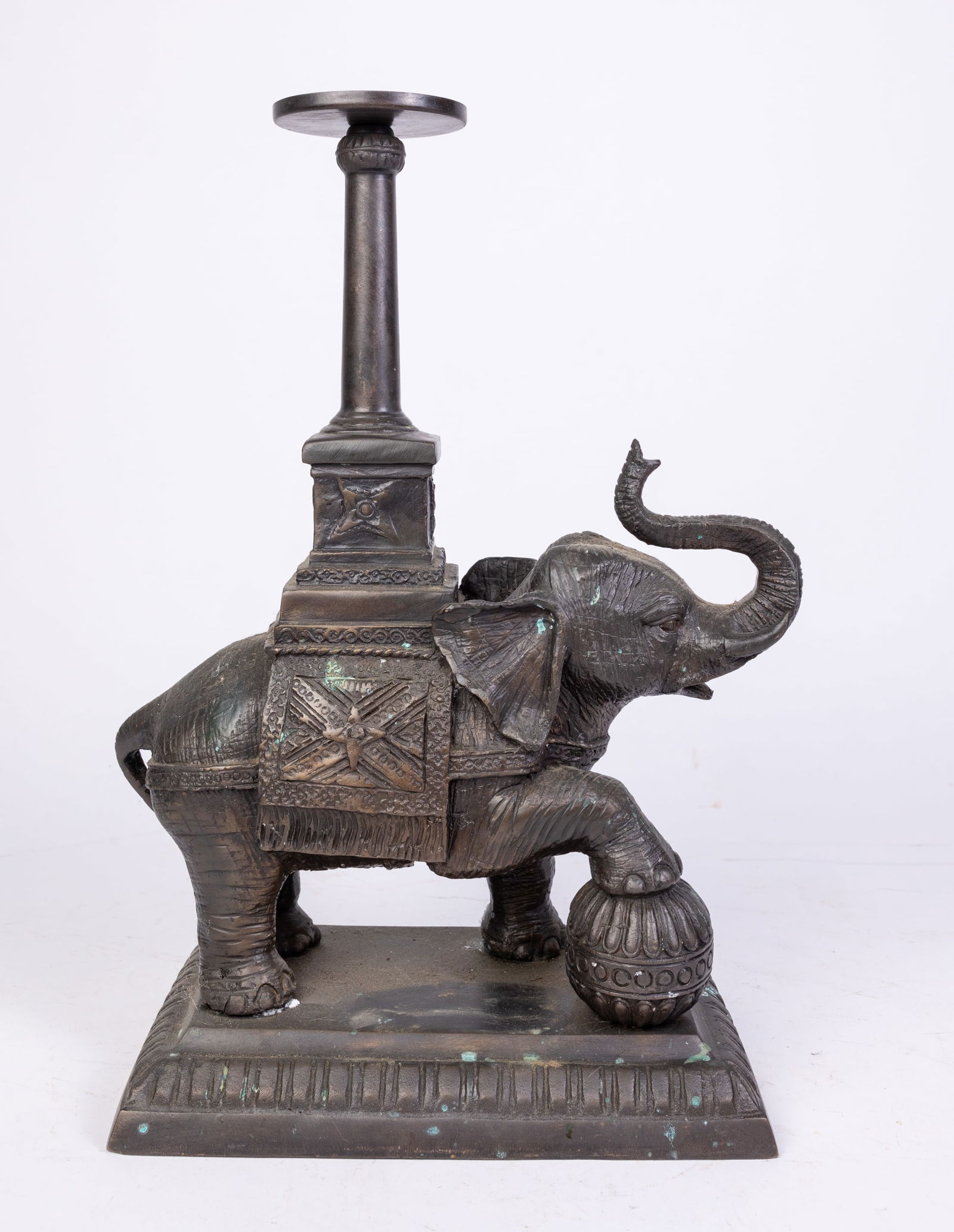 Decorative Bronze Elephant Candle Stand (1 of 9)