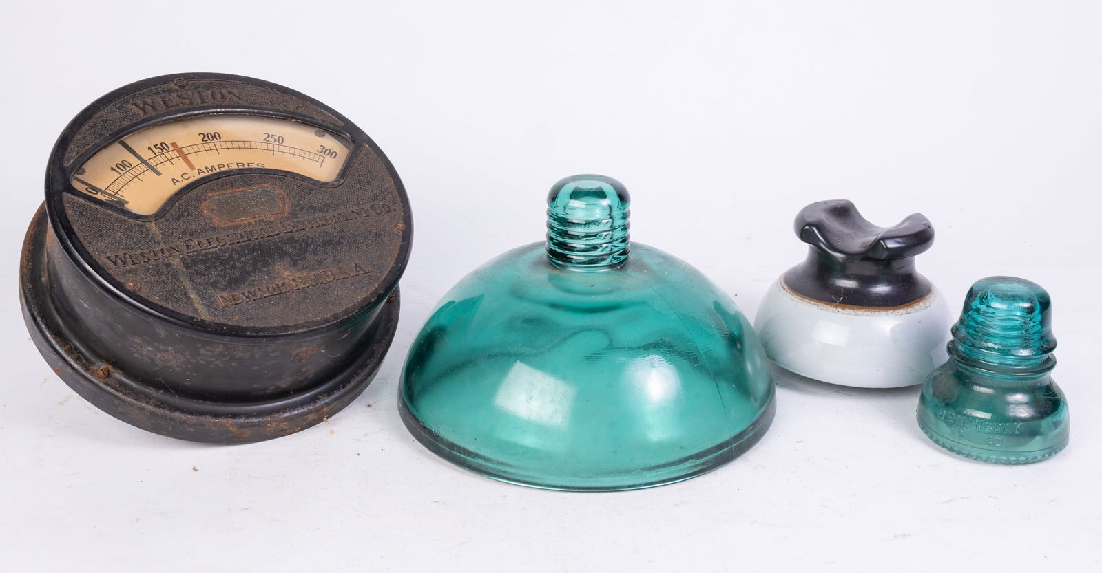 Vintage Weston Electrical Meter - Large Insulators (1 of 4)