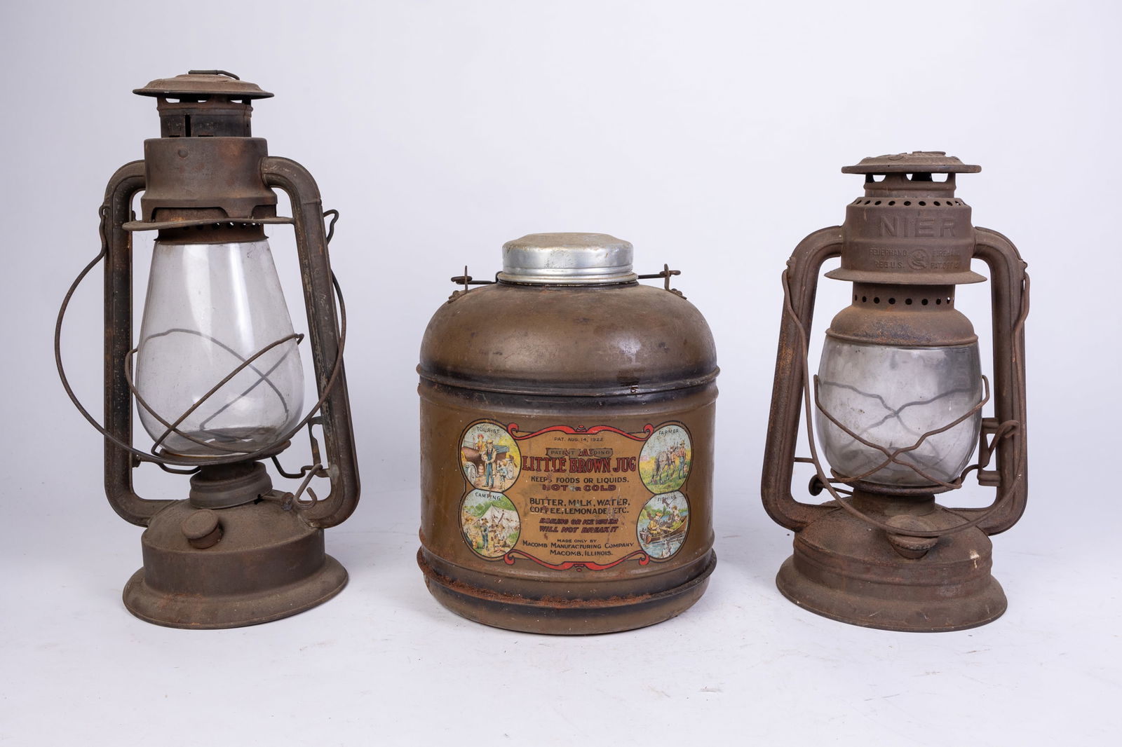 Vintage Little Brown Jug Thermos - Two Lanterns (1 of 4)