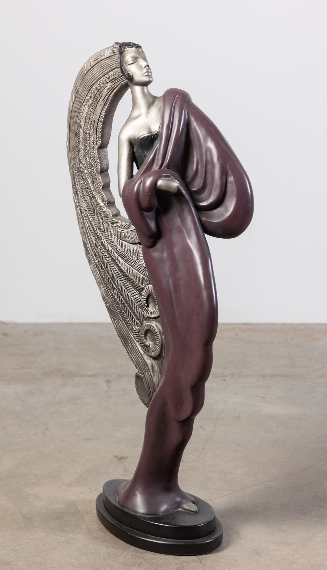 Austin Productions Large "La Clere" Art Deco Female Figure Sculpture (1 of 3)