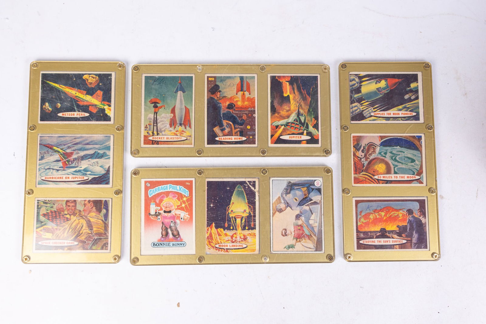 Ten 1957 Topps Space Cards in Protective Casing (1 of 6)