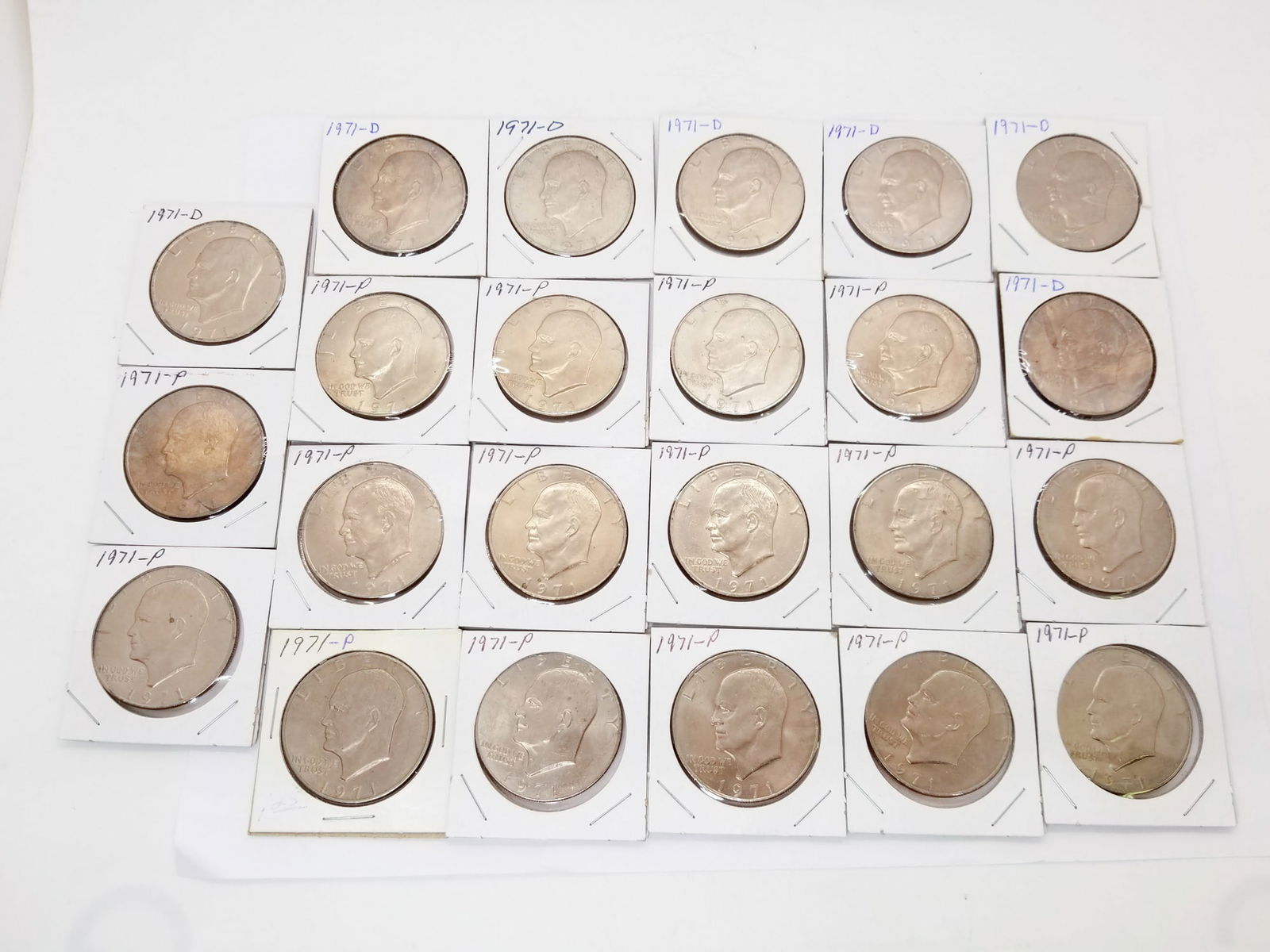 Twenty Three Eisenhower Dollars (1 of 2)