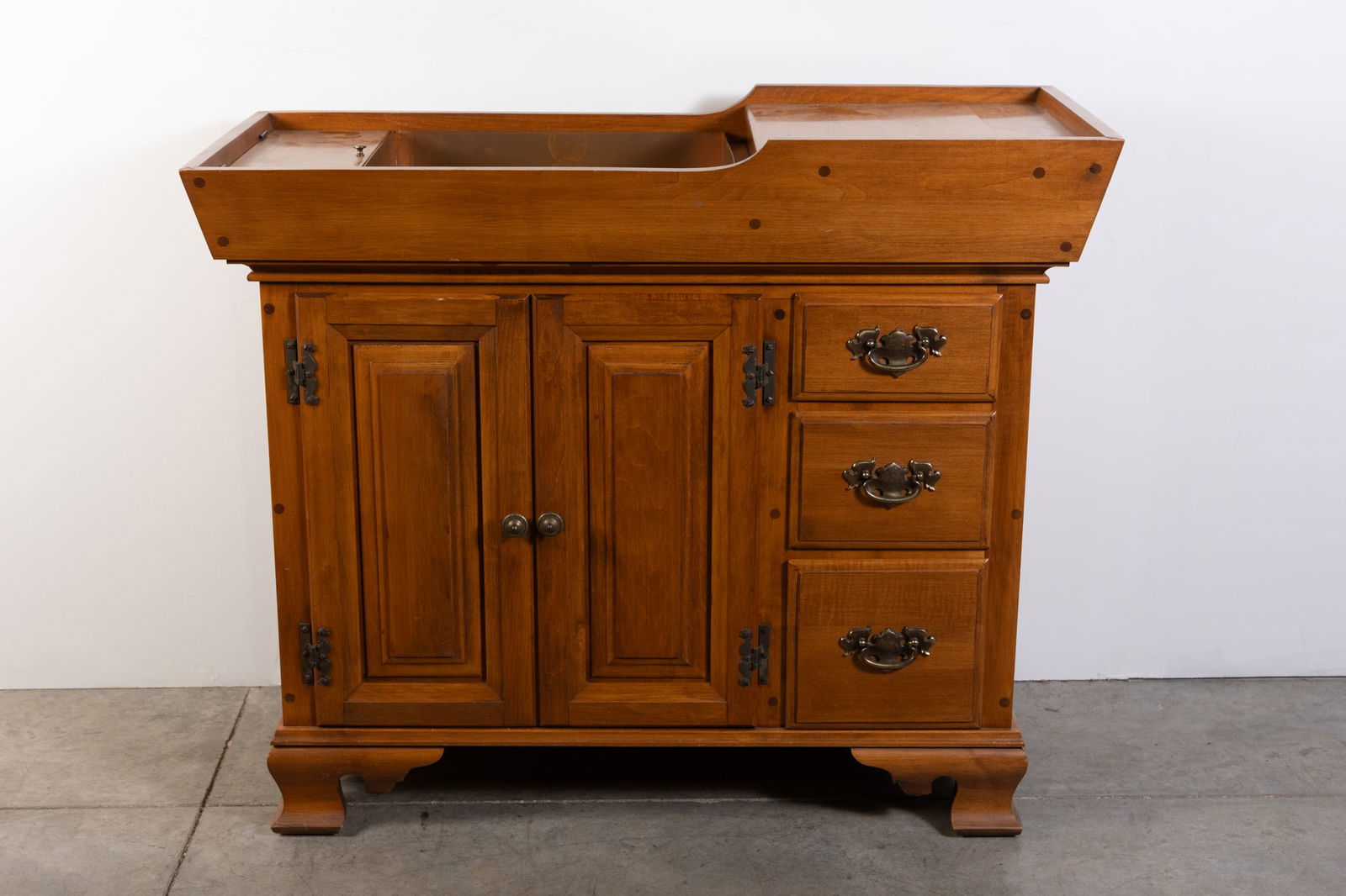 Maple Dry Sink with Copper Insert (1 of 4)