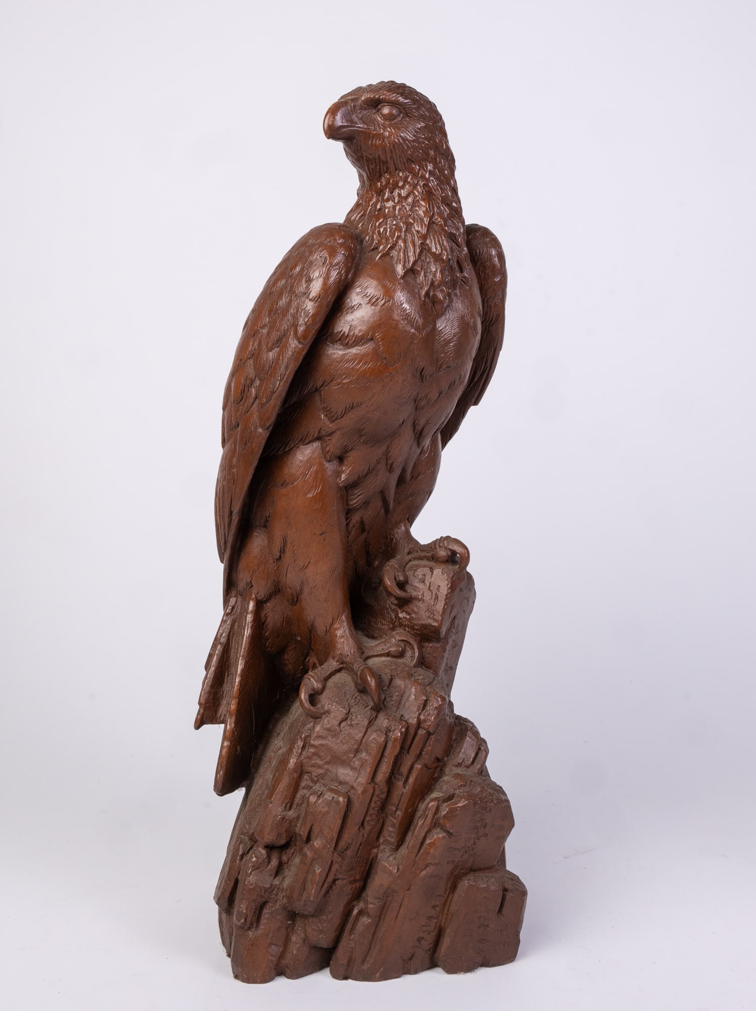 Large Carved Eagle Figural Statue (1 of 5)
