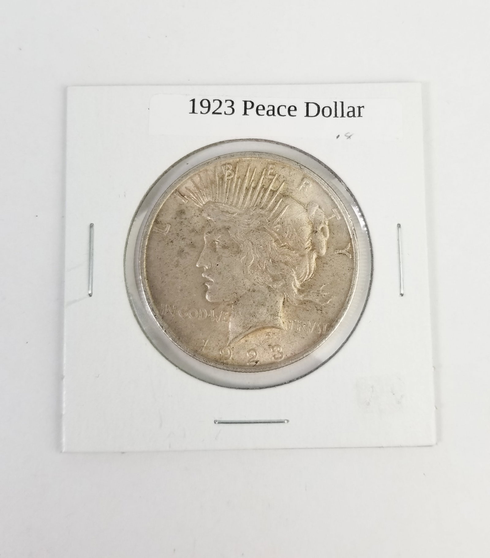 1923 Peace Dollar: 1923 Peace Dollar Literature Brooks Auction is not responsible for outbids. Questions? Call the office at (856) 694-2960 or email us directly at info@brooks.auction. • Please read descriptions c