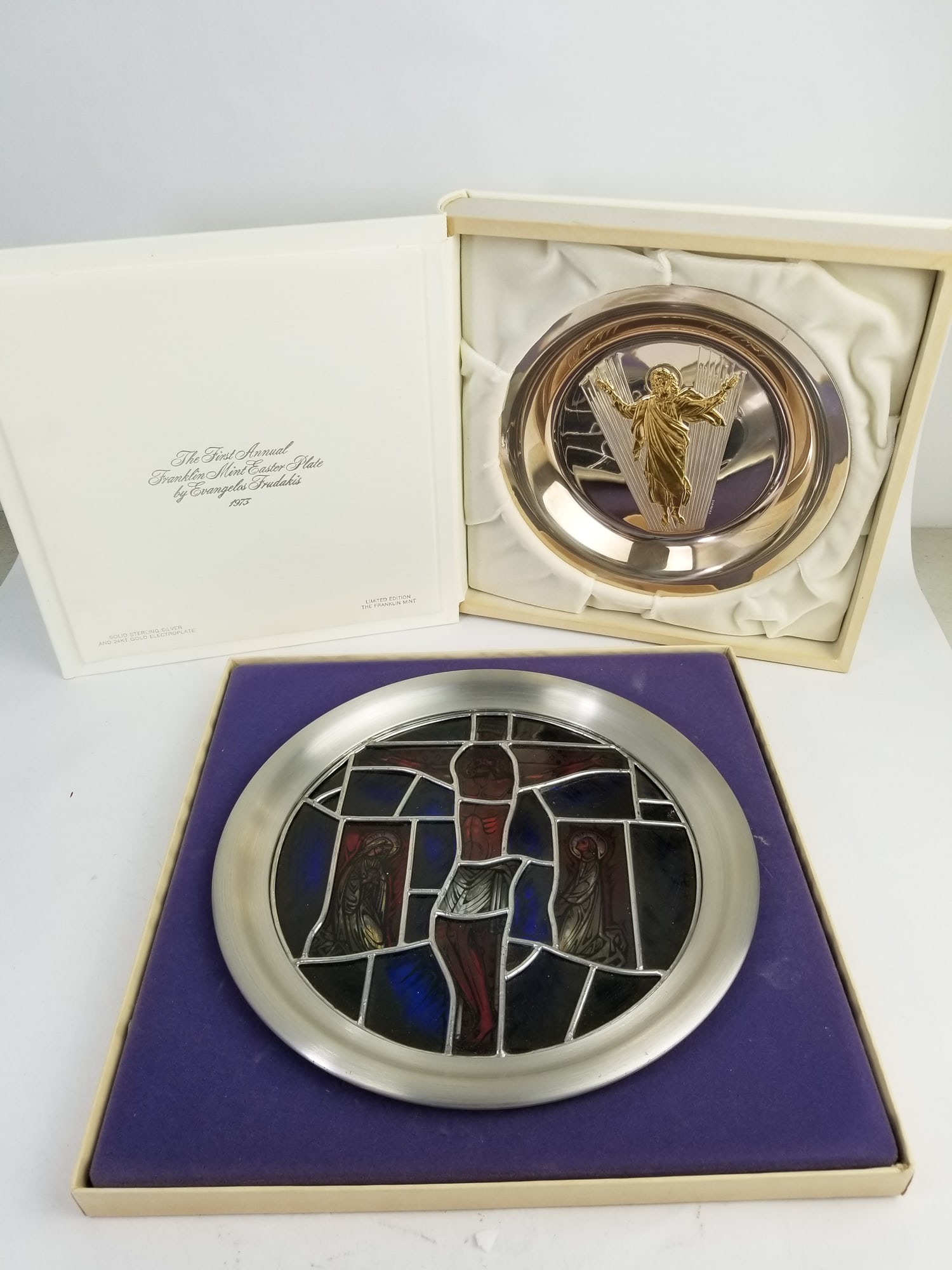 Two Franklin Mint Commemorative Easter Plates (1 of 9)