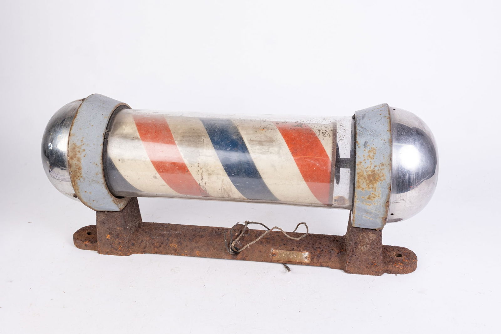 Vintage Electric Wall Mounted Barber Pole (1 of 8)