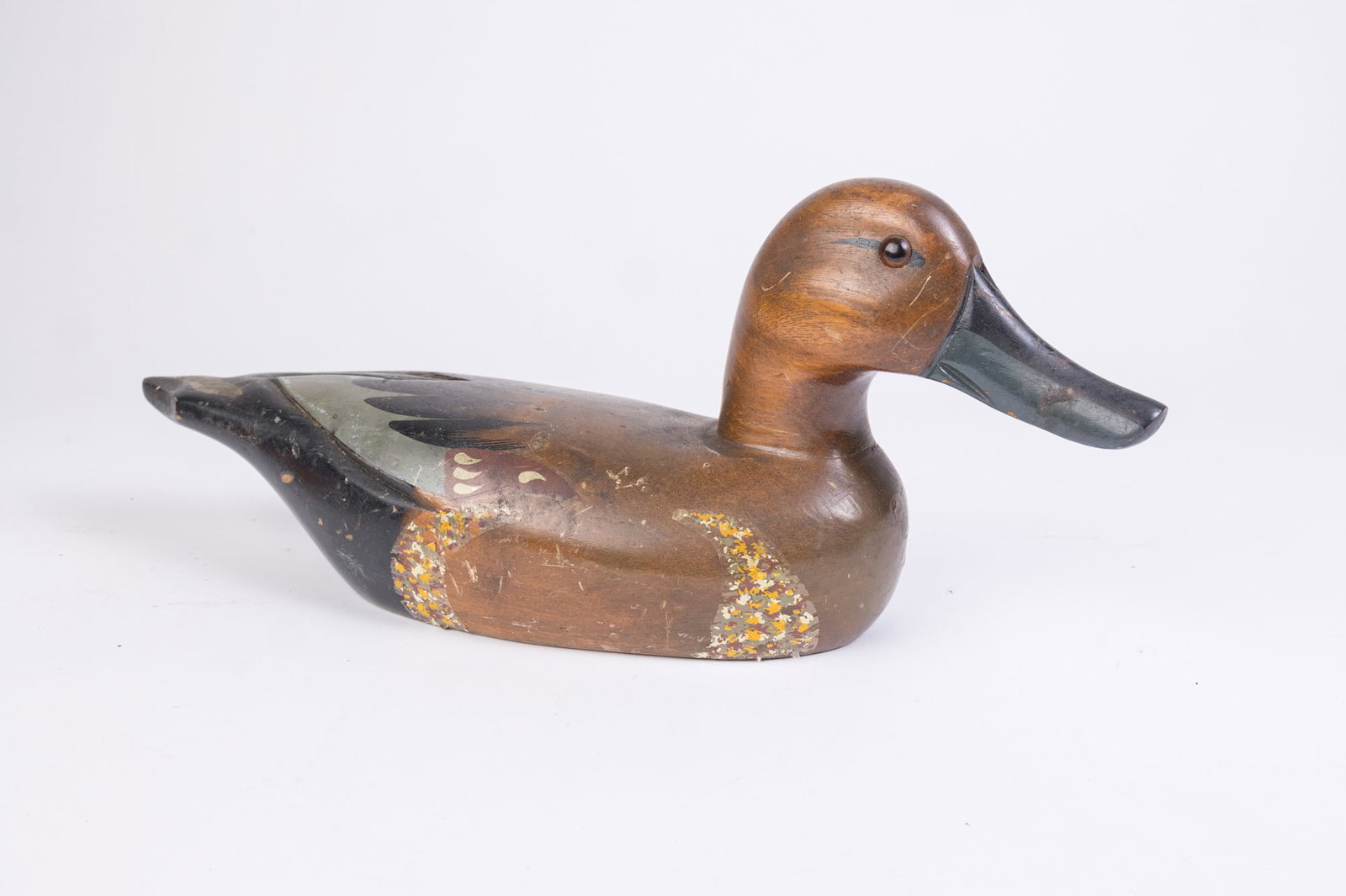 Wooden Decoy Duck (1 of 6)