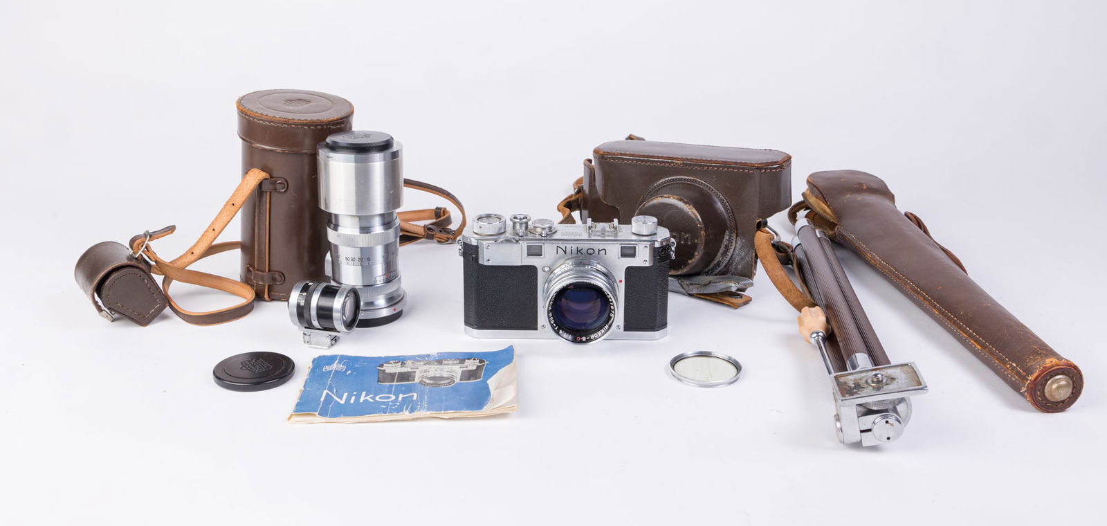 Nikon S8 Rangefinder Camera with Manual & Spare Lens (50mm & 135mm) (1 of 8)