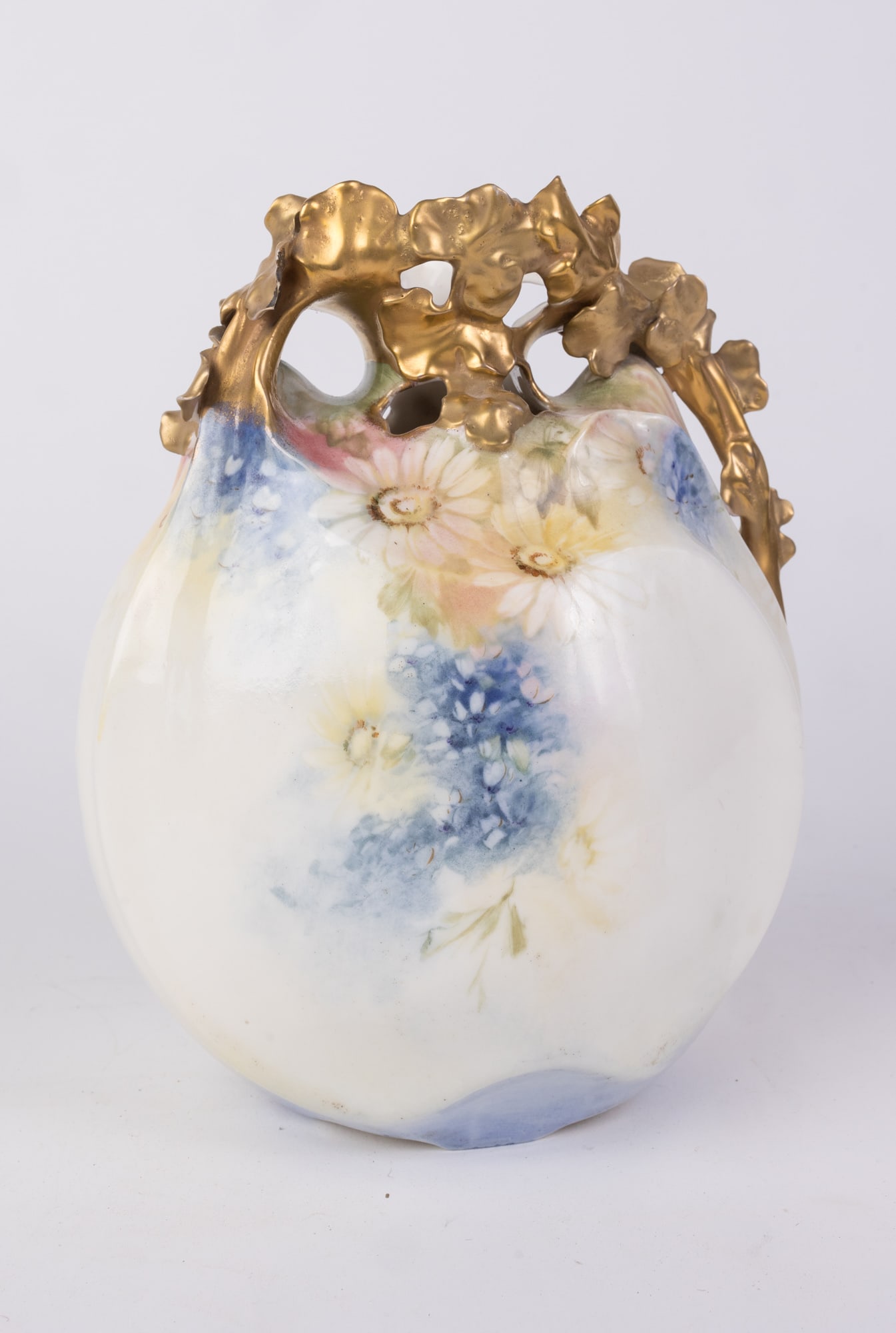 Antique Hand-Painted Karlsbad Austria Porcelain Vase (1 of 5)