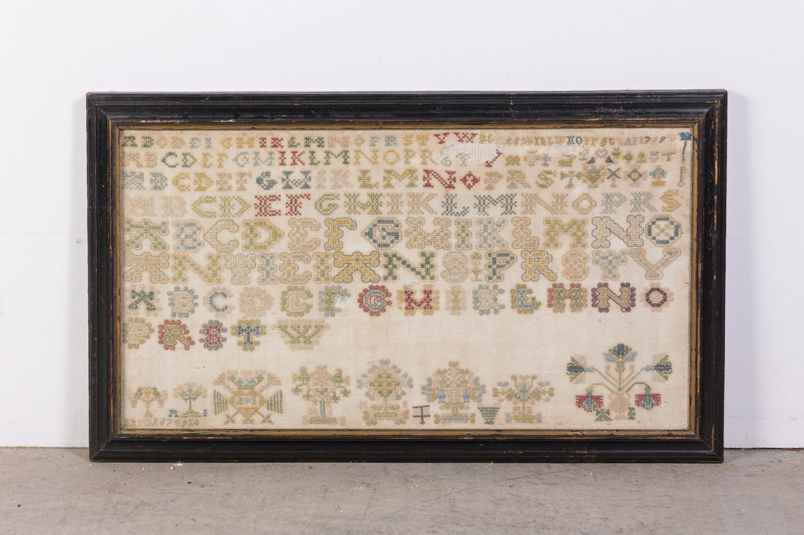 18th Century Antique Sampler (1 of 5)