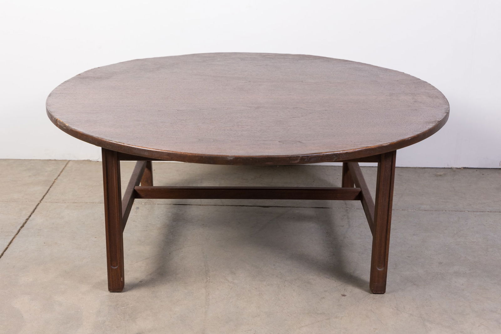 Mid Century Modern MCM Round Low Coffee Table (1 of 5)