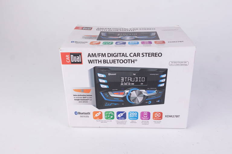 Am/fm Digital Car Stereo With Bluetooth In Box