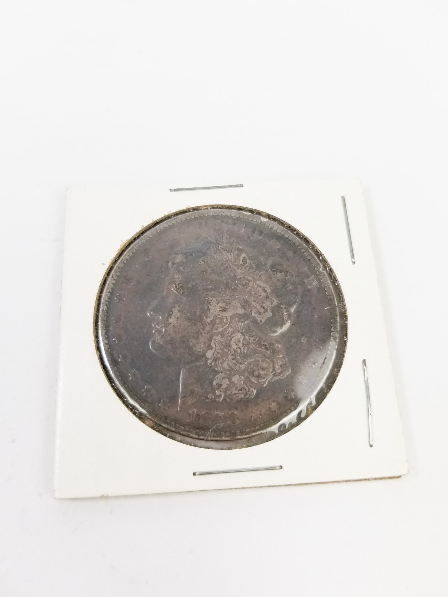 1878 Morgan Silver Dollar: 1878 Morgan Silver Dollar, .900 Silver Literature Brooks Auction is not responsible for outbids. Questions? Call the office at (856) 694-2960 or email us directly at info@brooks.auction. • Plea