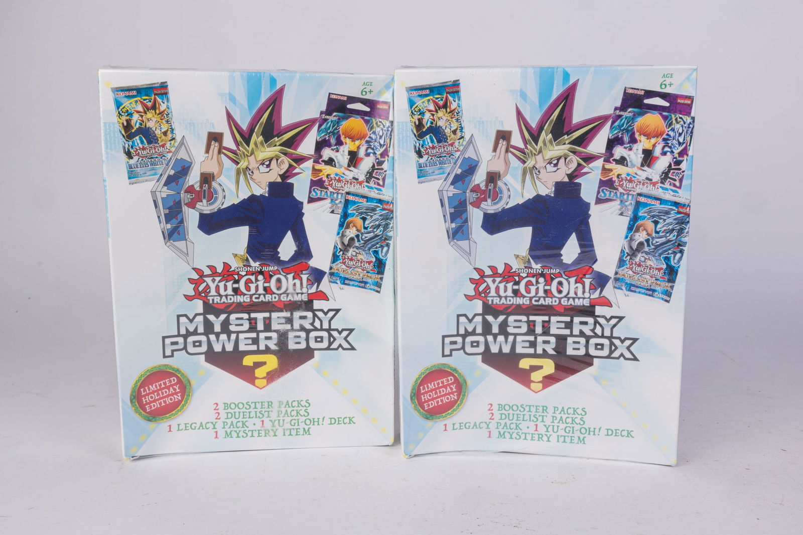 Pair of Unopened Yu-Gi-Oh! Mystery Power Box Limited Holiday Edition Legacy + Boosters (1 of 3)