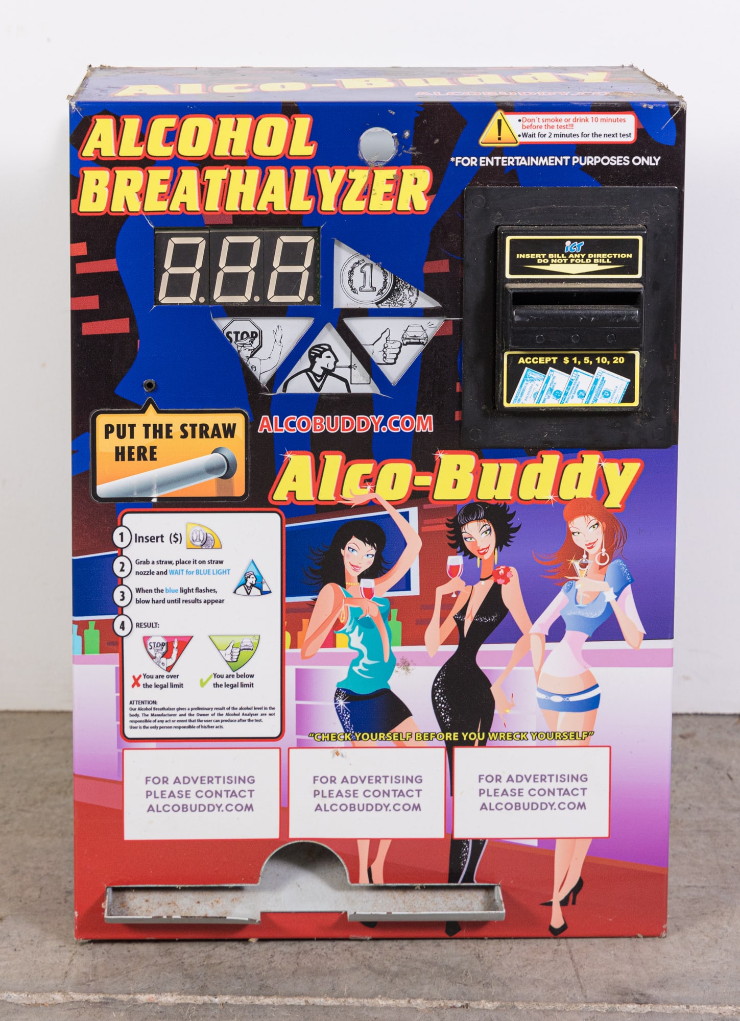 Vintage Club/Bar Breathalyzer Vending Machine (1 of 8)