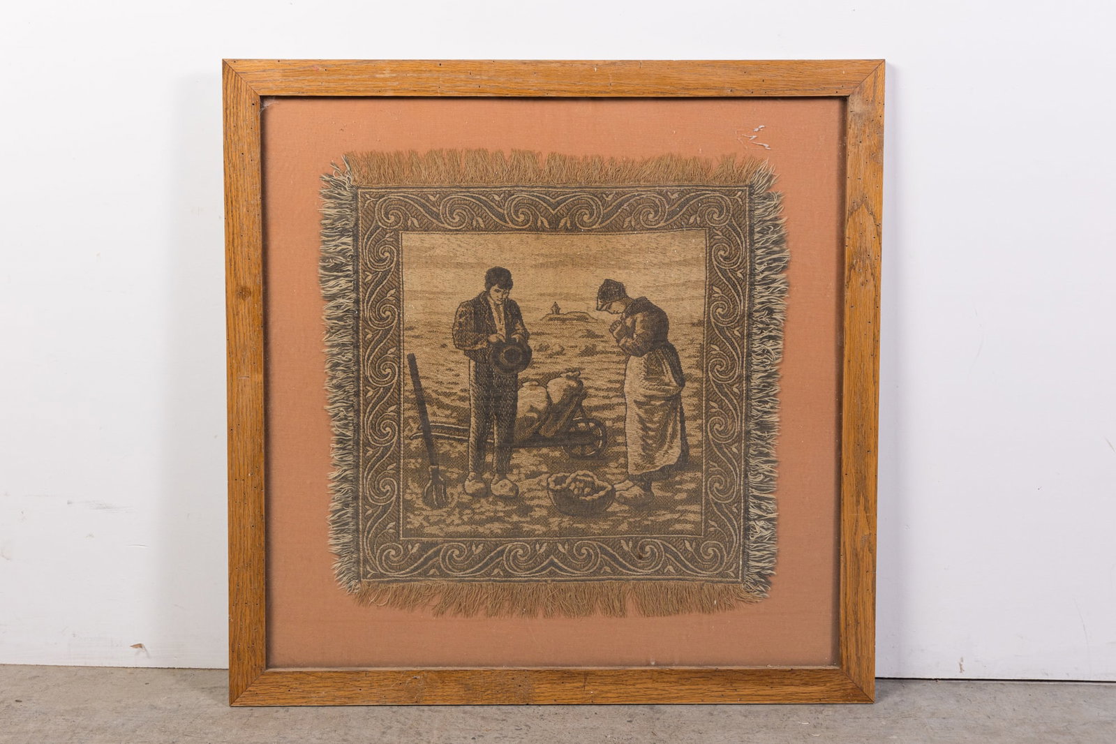 Antique Turn of the Century Framed Souvenir European Embroidery: Antique Turn of the Century Framed Souvenir European Embroidery Size 27" x 27" Literature Brooks Auction is not responsible for outbids. Questions? Call the office at (856) 694-2960 or email us dire