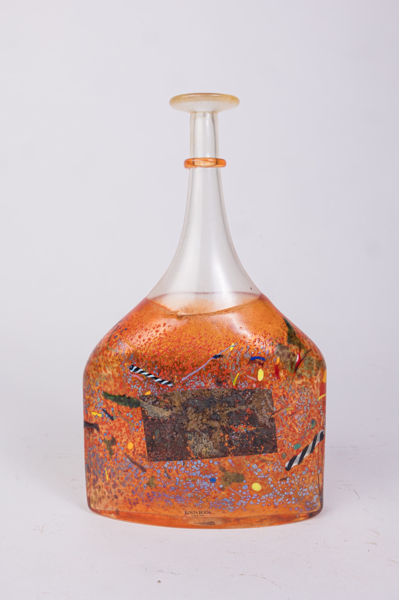 Kosta Boda Bertil Vallien Signed Glass Decanter (1 of 5)
