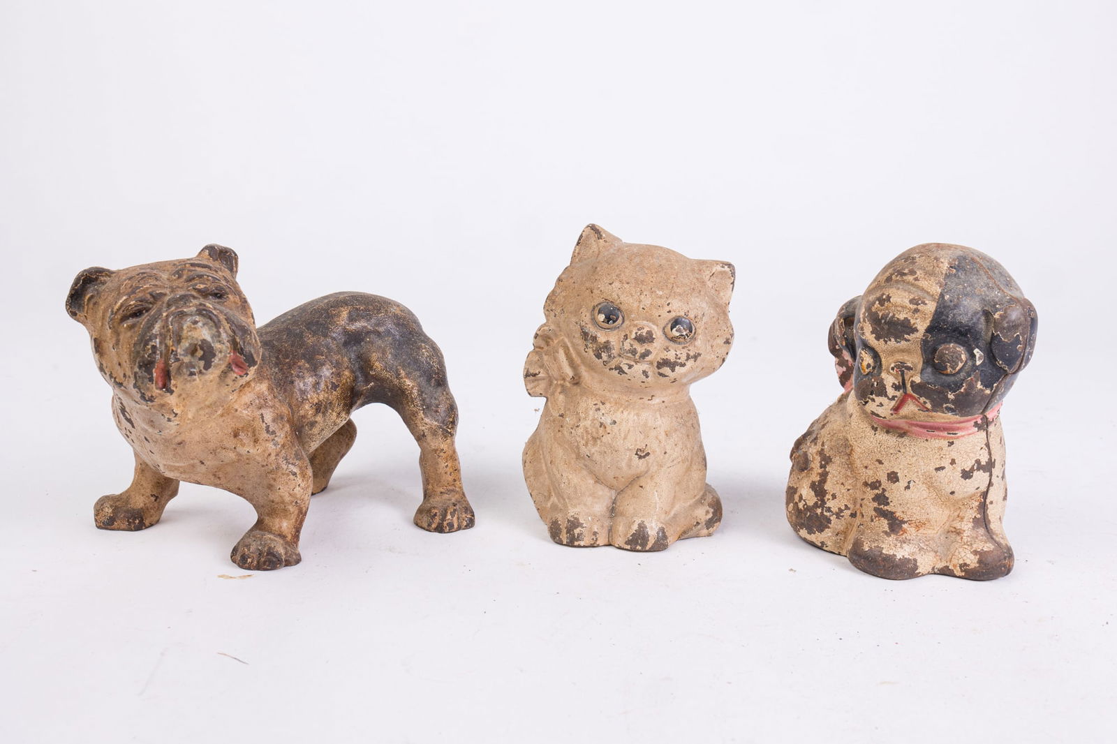 Three Cast Iron Vintage Hubley Doorstop Figurines (1 of 5)