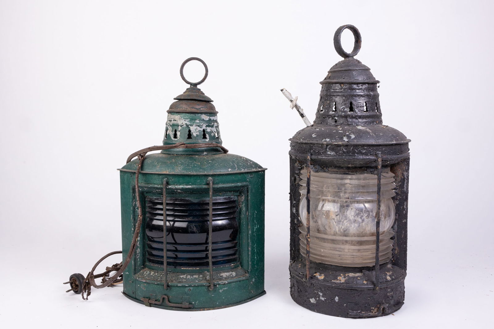 Two Antique Nautical Lanterns (1 of 4)