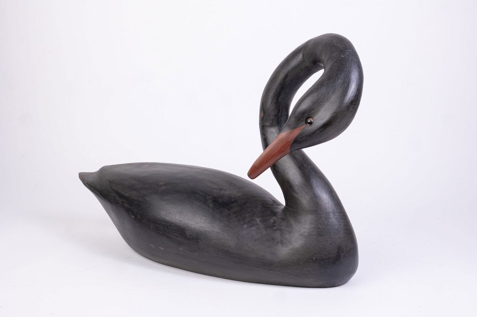 Richard Connolly Signed Black Swan Wooden Decoy (1 of 4)