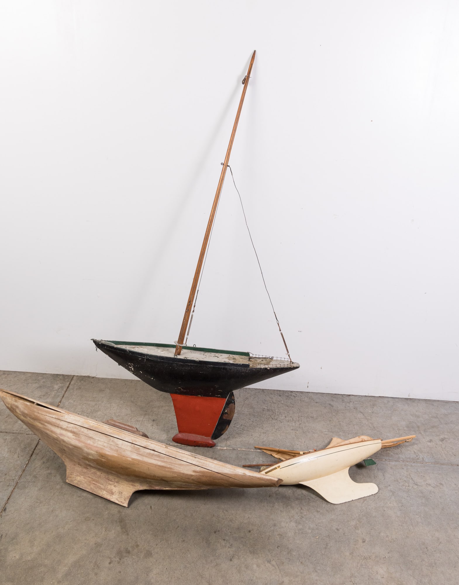 Three Vintage Model Ships (1 of 5)