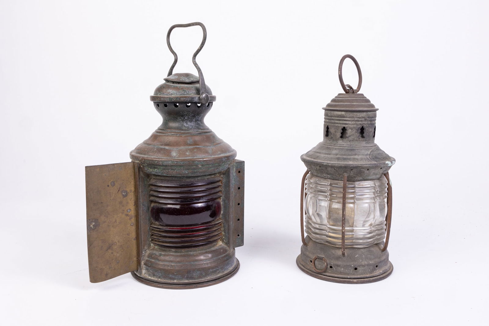 Two Antique Ship's Lanterns (1 of 4)