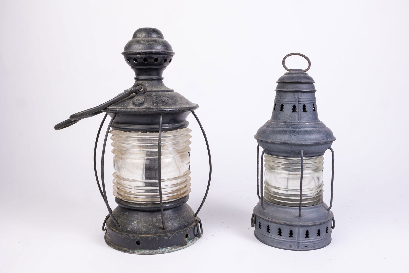 Two Antique Ship's Lanterns (1 of 4)