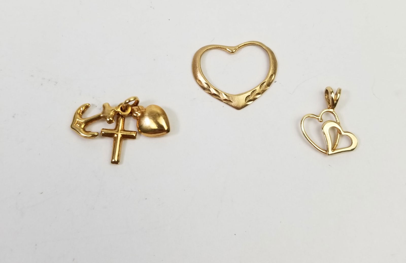 Three 14K Pendants (1 of 7)