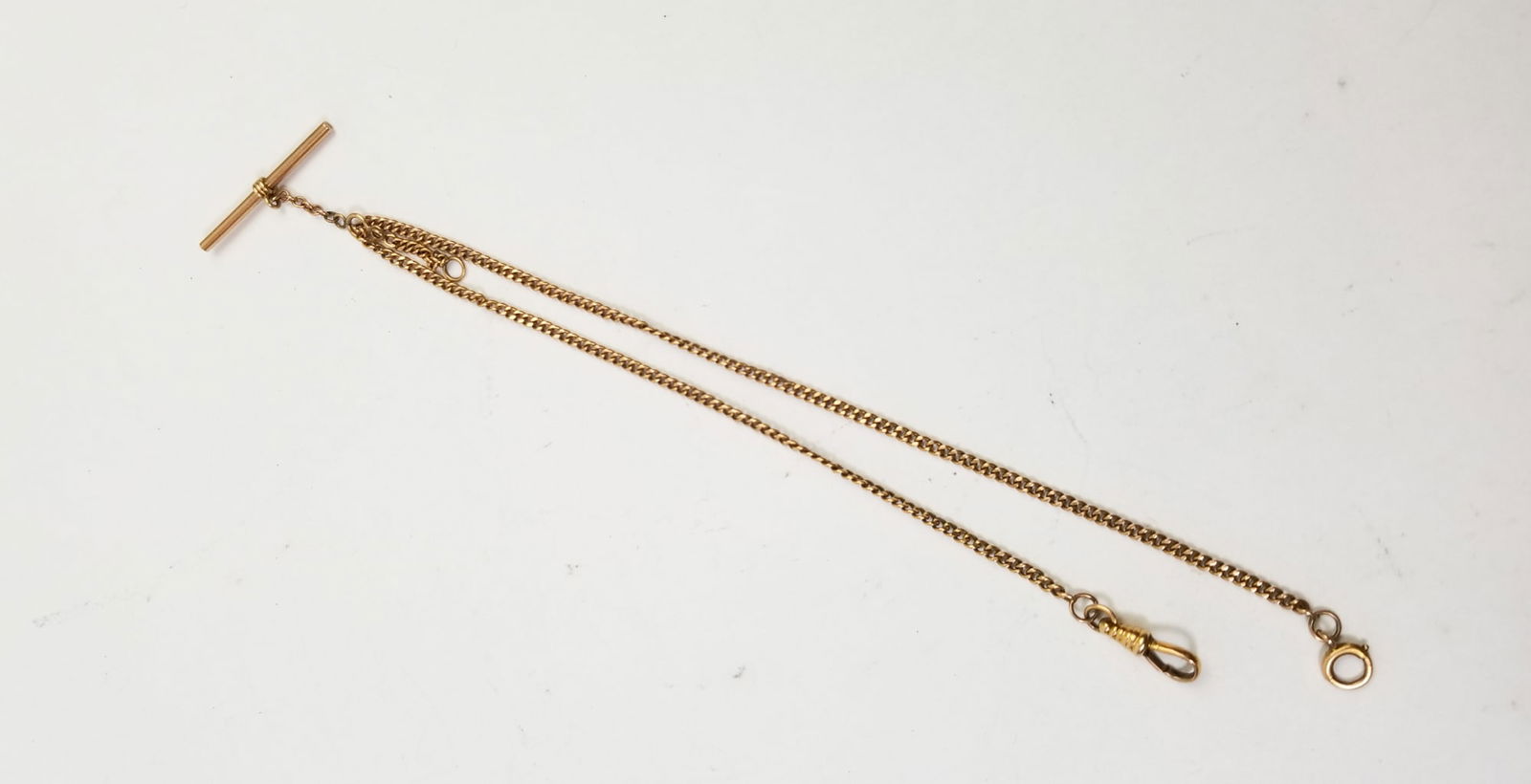 14KY Gold Pocket Watch Chain (1 of 4)