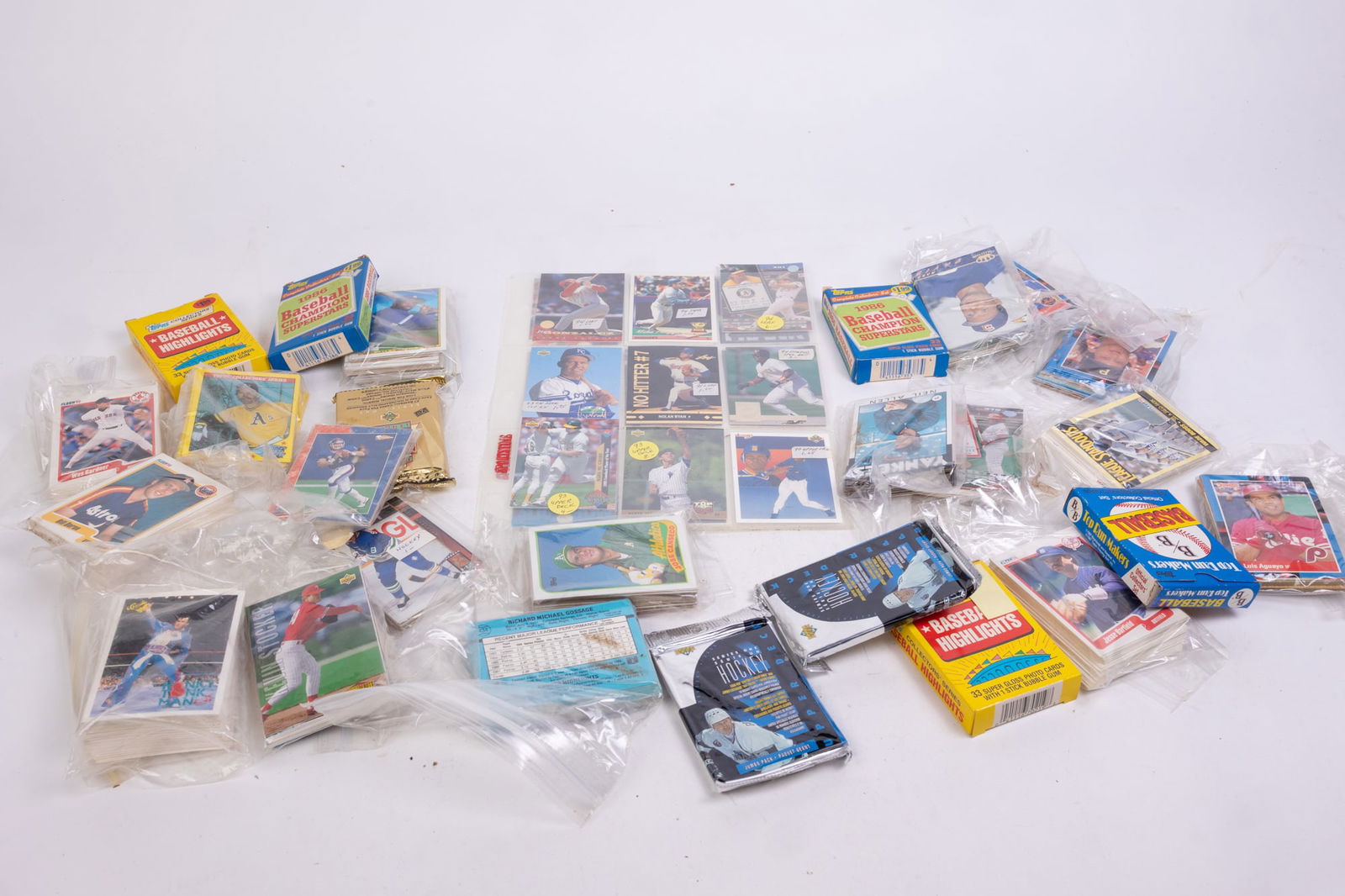Sports Cards Assortment Featuring Baseball, Hockey & Wrestling (1 of 7)