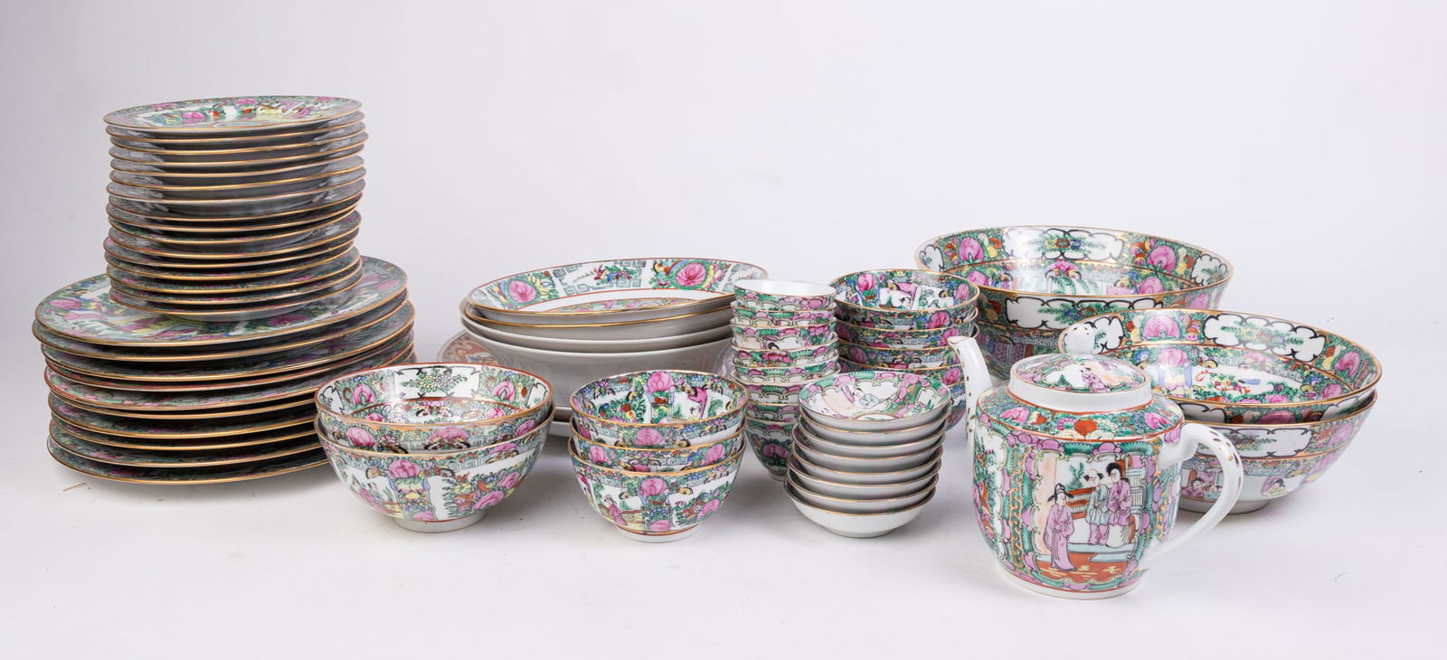 Oriental Porcelain Vintage Dish Set (1 of 7)