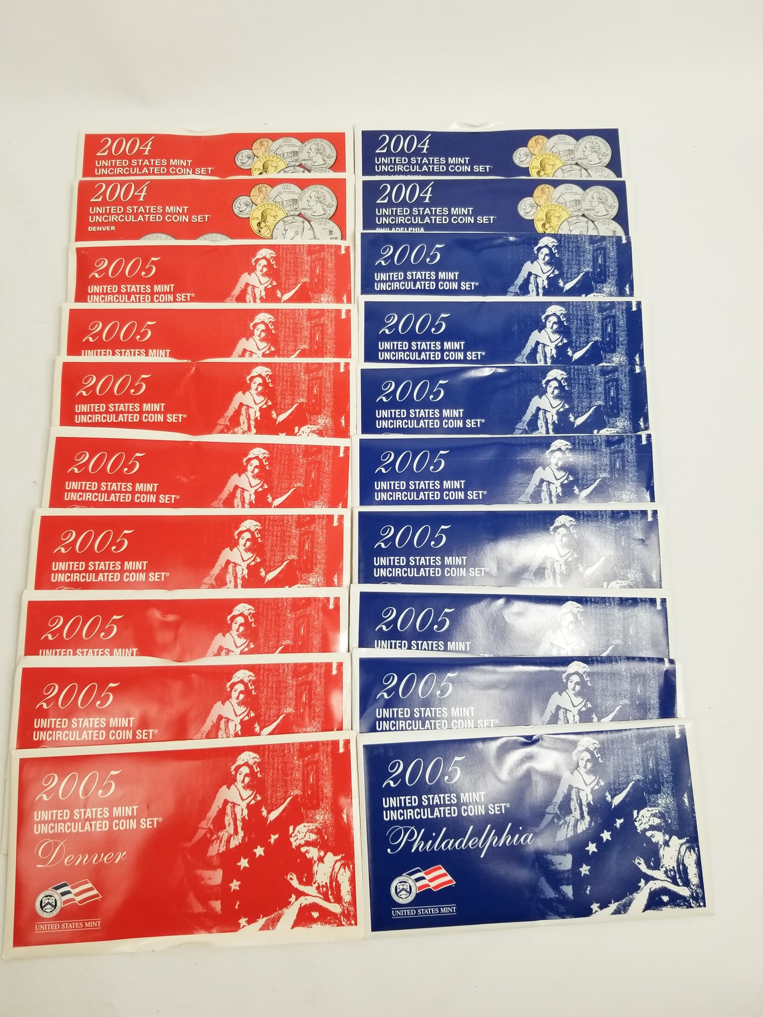 Ten Uncirculated Coin Sets (1 of 9)