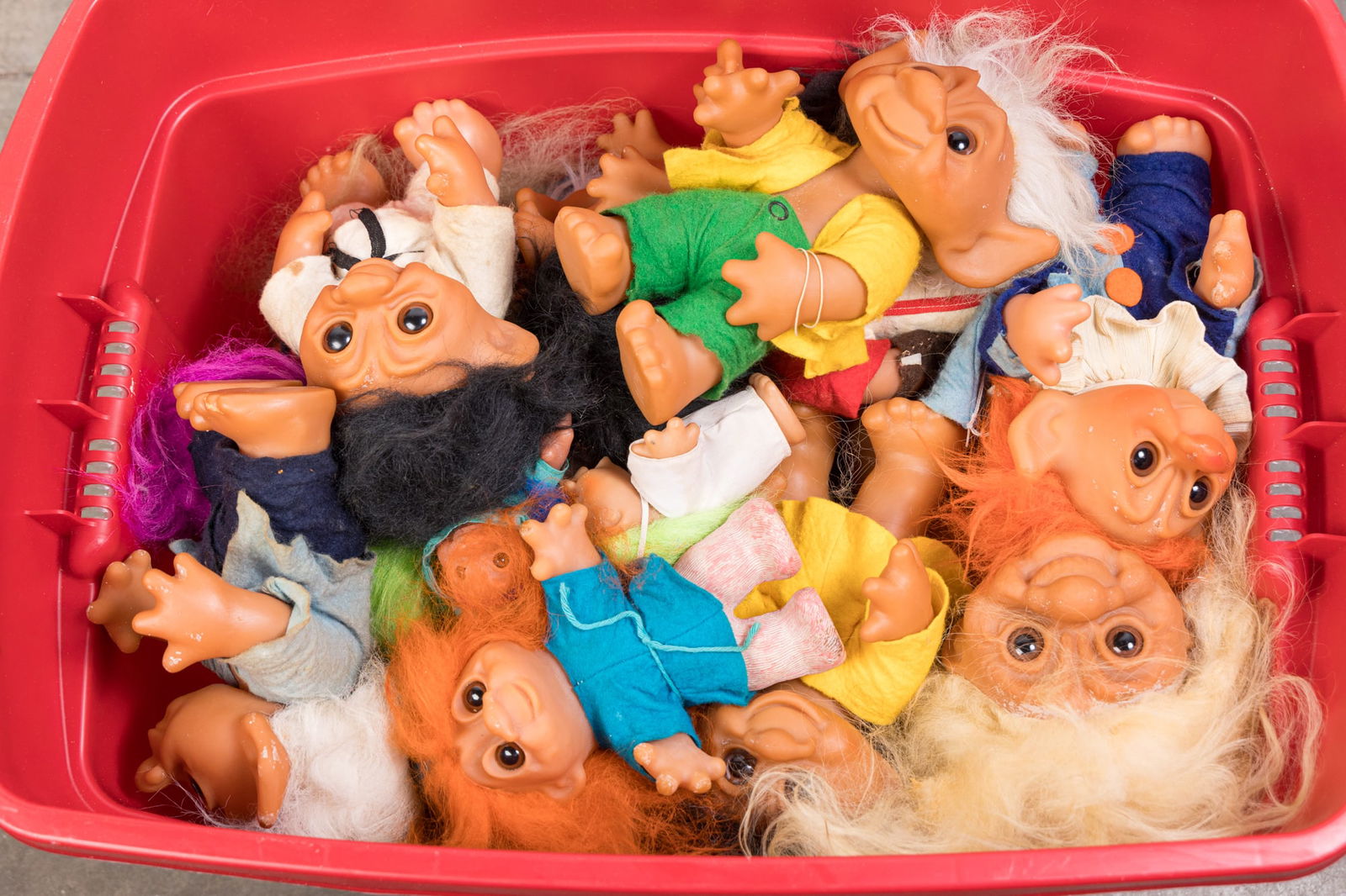 Large Lot of Vintage Troll Dolls (1 of 5)