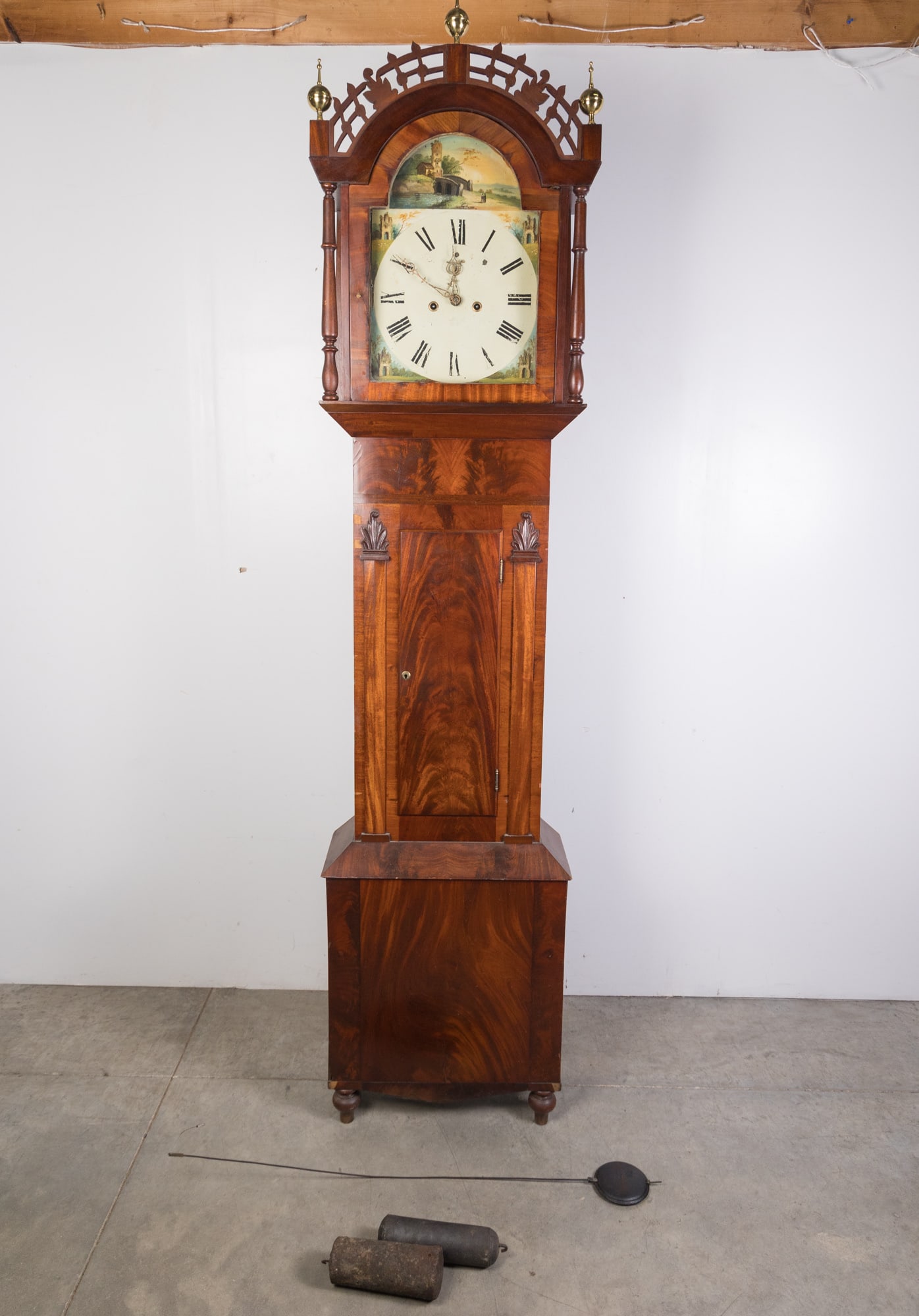 19th Century Antique Grandfather Clock (1 of 6)