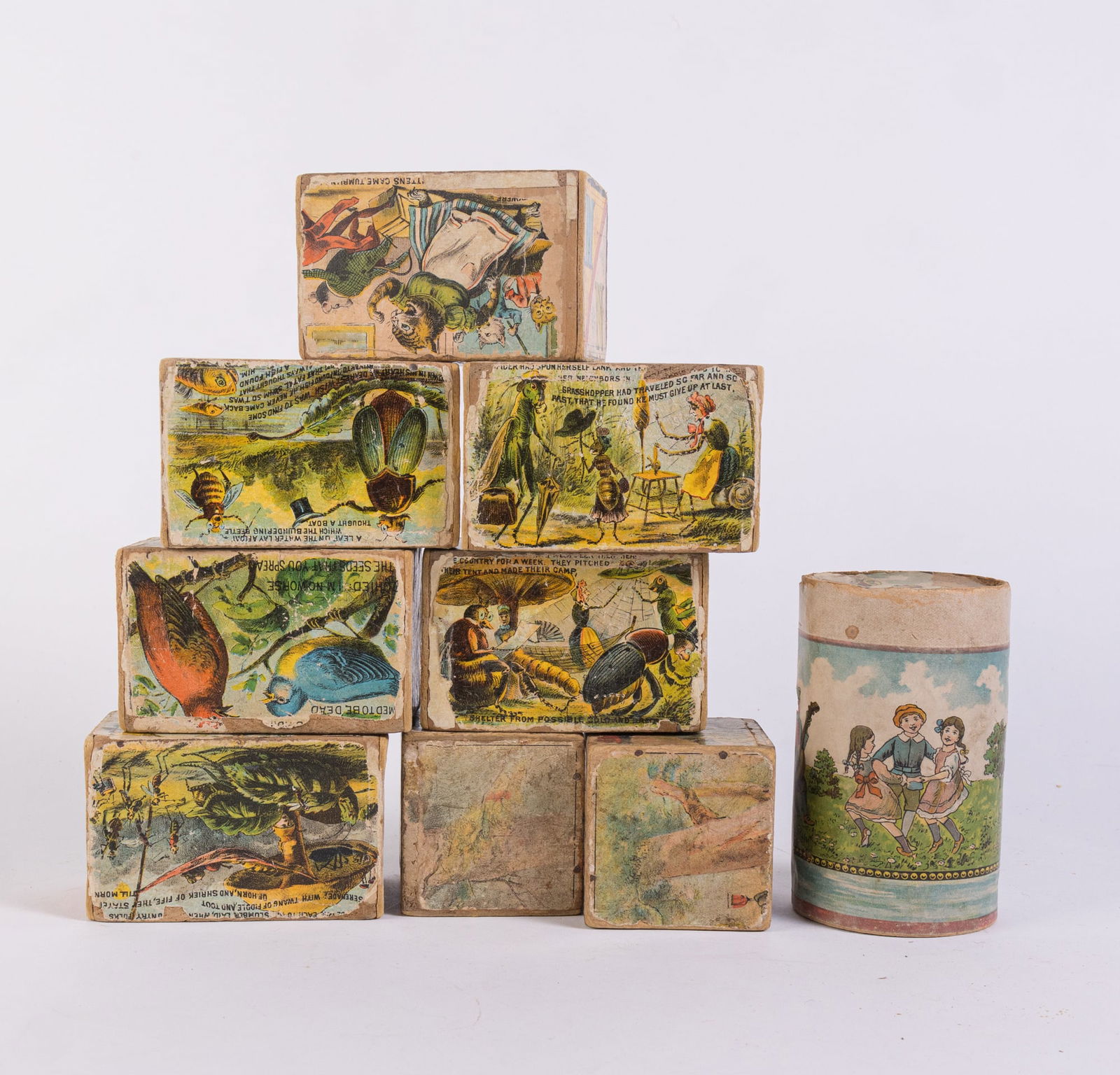 Antique Victorian/Early 20th Century Toy Letter Blocks (1 of 4)