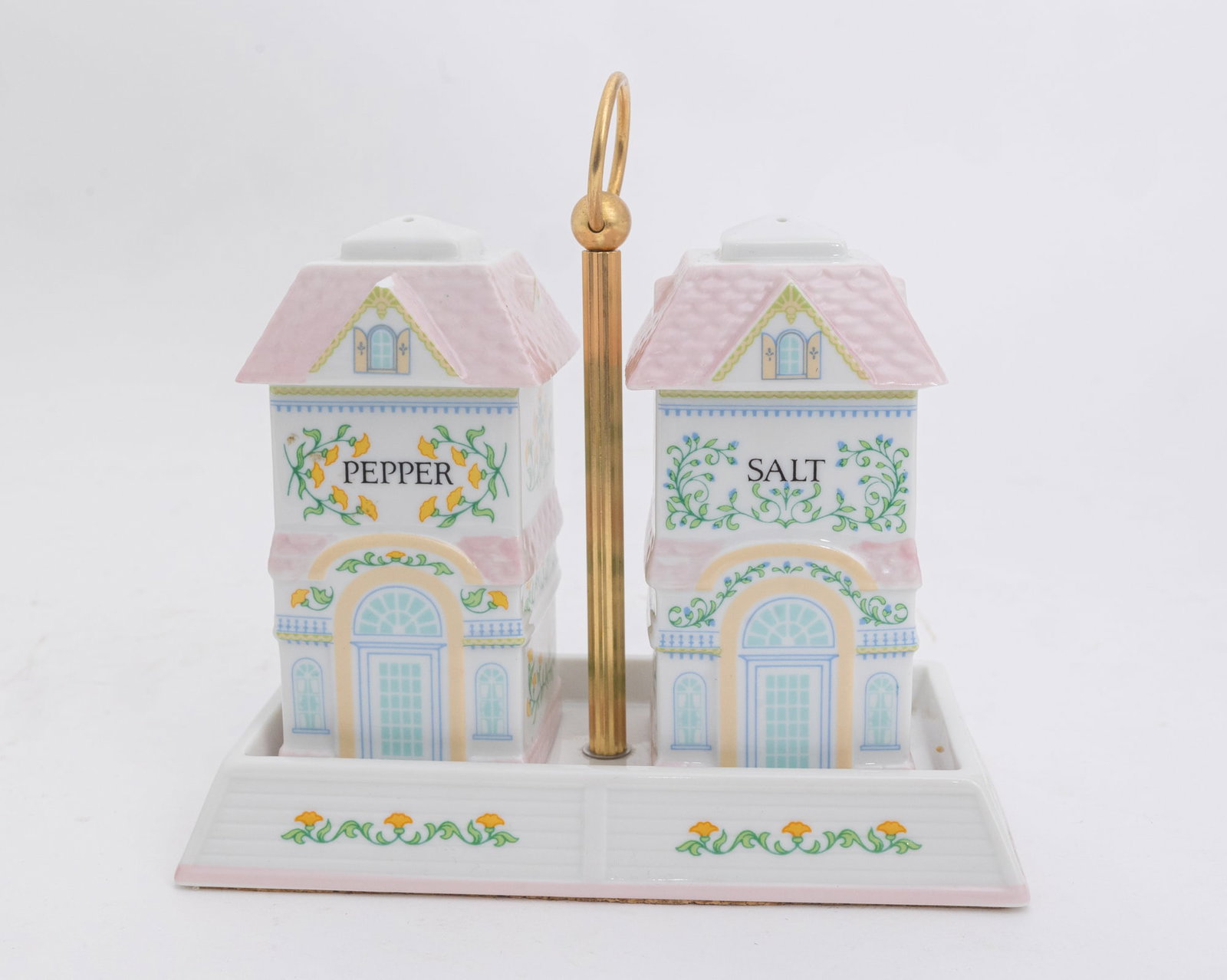 Lenox Spice Village Salt and Pepper Shakers Caddy Set (1 of 7)