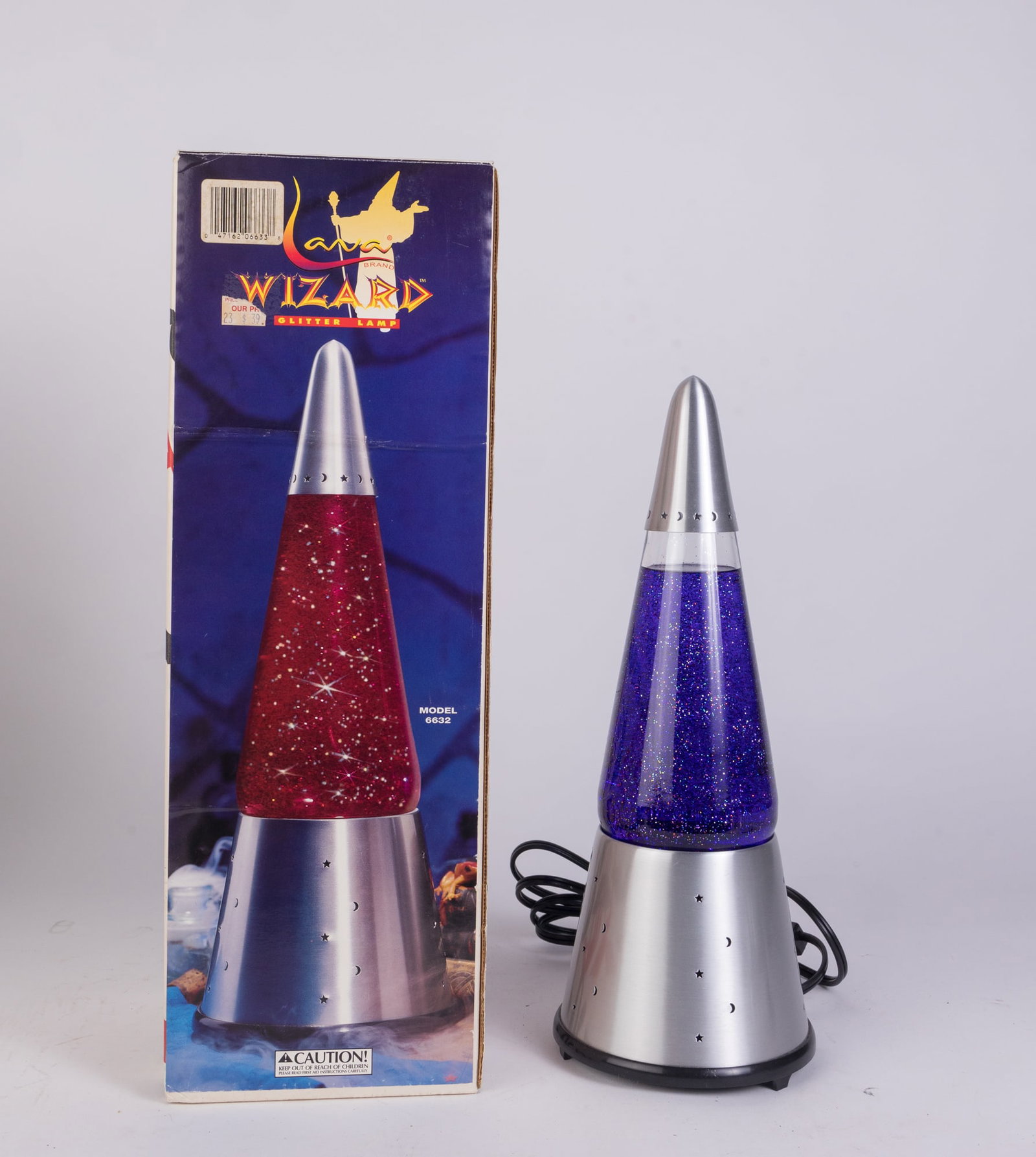 Lava Lite Original Vintage Wizard Glitter Lamp in Box: Lava Lite Original Vintage Wizard Glitter Lamp ...