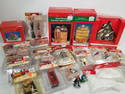 Lighted Christmas Village Houses and Assorted Christmas Decor