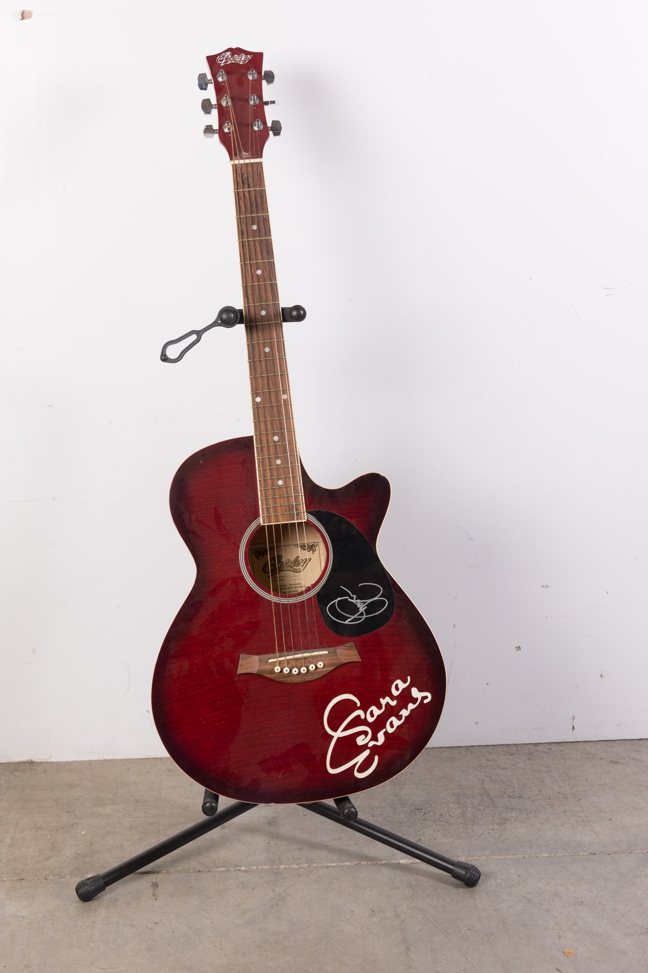 Sara Evans Signed Copley Instruments Acoustic Guitar (1 of 7)