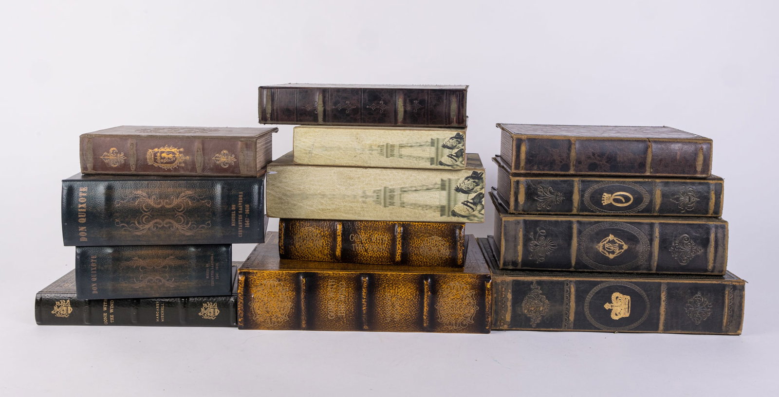 Lot of Faux Decorative Books: Lot of Faux Decorative Books Size 7" x 12" x 12" (box size) Literature Brooks Auction is not responsible for outbids. Questions? Call the office at (856) 694-2960 or email us directly at info@brooks