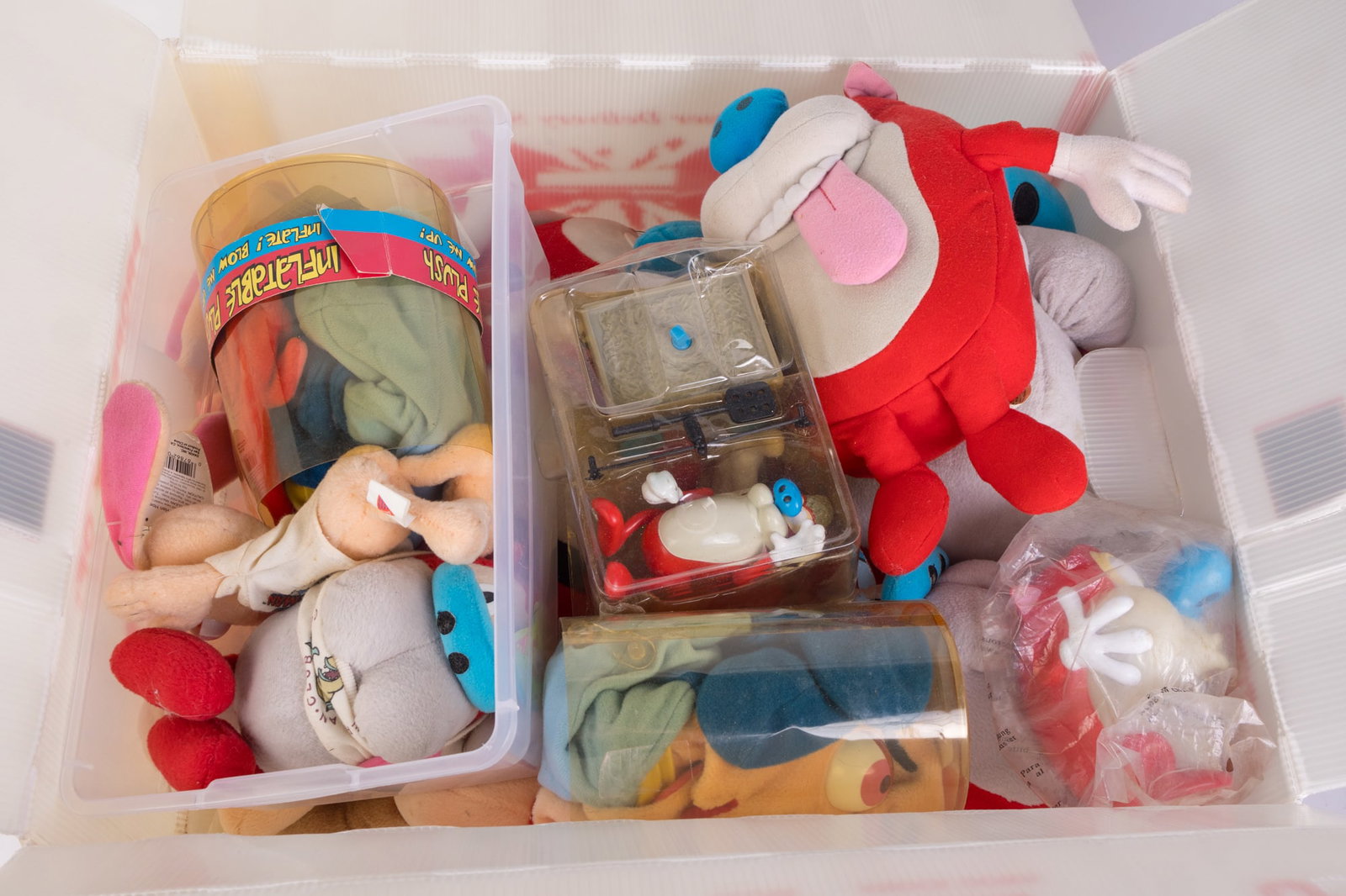 Vintage Ren and Stimpy Toys and Merchandise: Vintage Ren and Stimpy Toys and Merchandise Size 7" x 12" x 12" Literature Brooks Auction is not responsible for outbids. Questions? Call the office at (856) 694-2960 or email us directly at info@br