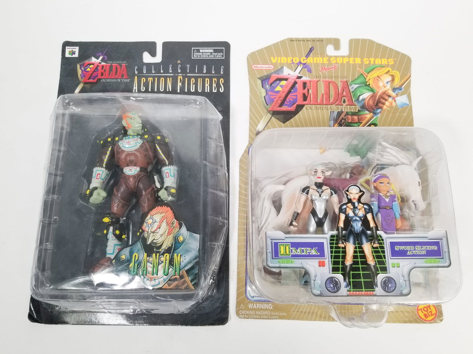 Two Vintage Legend of Zelda Action Figures in Original Packaging (1 of 5)