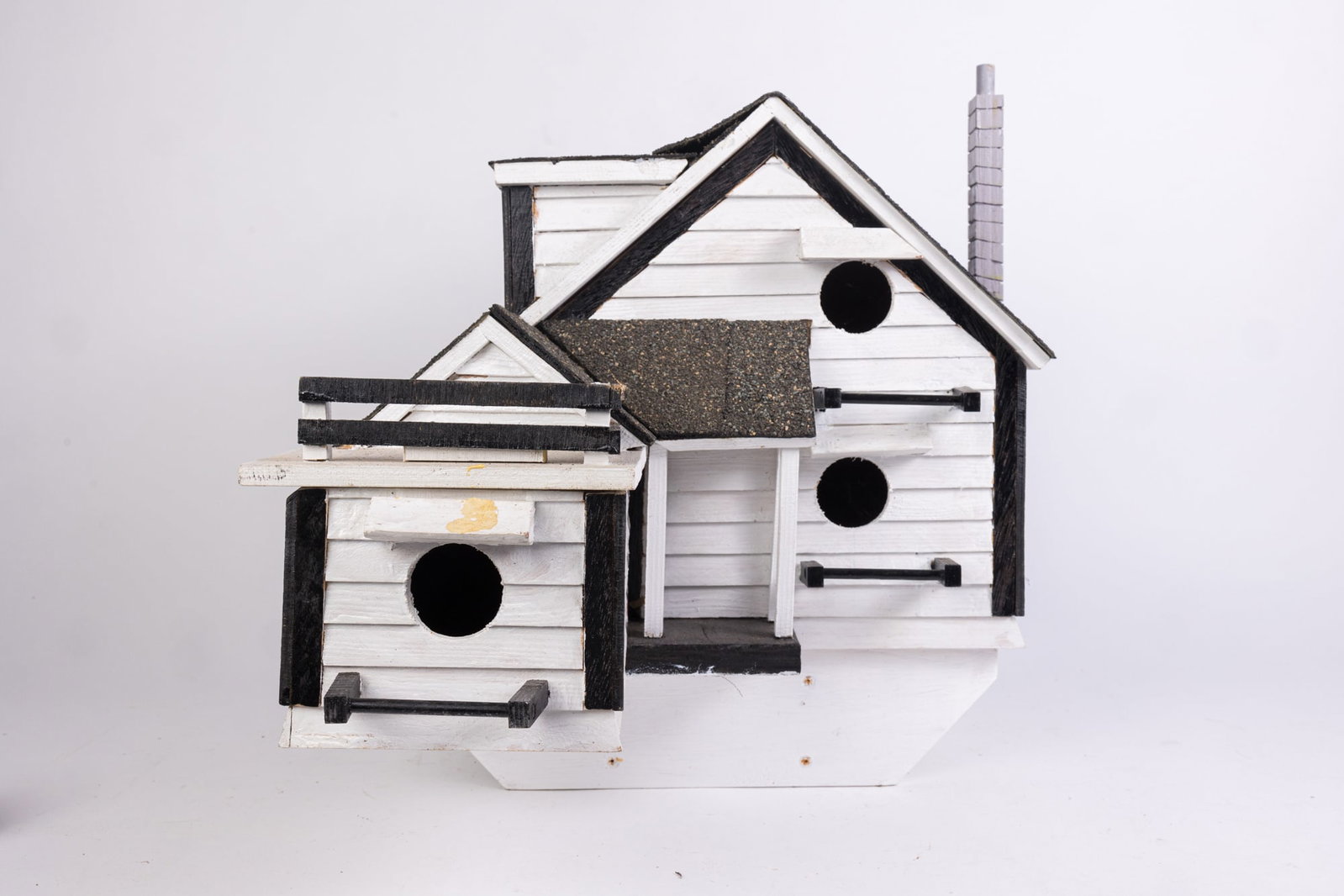 Vintage Wooden Bird House: Vintage Wooden Bird House Size 19" x 17" x 18" Literature Brooks Auction is not responsible for outbids. Questions? Call the office at (856) 694-2960 or email us directly at info@brooks.auction.