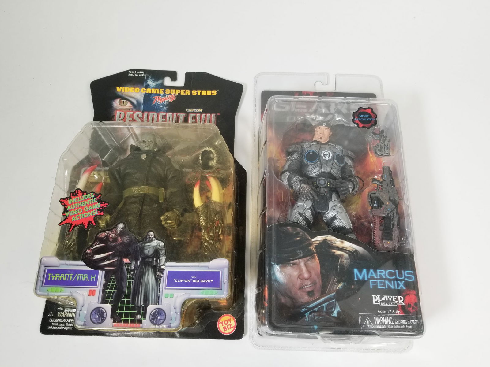 Two Vintage Video Game Action Figures in Original Packaging (1 of 5)